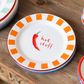 Talking Tables - Enamel Plate - 20cm - Chilli