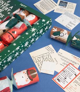 Foxy - Novelty Crackers - 12 Inch - Solve a Mystery - Set of 6