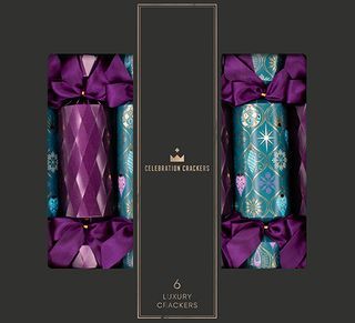 Celebration Crackers - Luxury Crackers - 13 Inch - Regency - Verdant Baubles - Set of 6