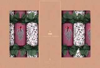 Celebration Crackers - Super Deluxe Crackers - 14 Inch - Burgundy Berry - Set of 8