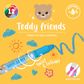 Legami - Set of 12 Crayons - Teddy Friends - Teddy Bear