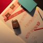 Legami - Deco Roller Stamp - Teddy Bear - Red Ink