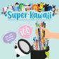Legami - 2-in-1 Silicone Pencil Case - Super Kawaii - Panda