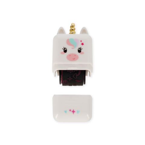 Legami - Deco Roller Stamp - Unicorn - Fuchsia Ink