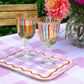Talking Tables - Wine Glass - 16cm - Bright Stripes