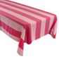 Talking Tables - Stripe Tablecloth - Extra Large - Fabric - Pink