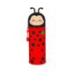 Legami - 2-in-1 Silicone Pencil Case - Kawaii - Ladybug