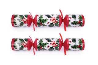 Celebration Crackers - Catering Crackers - 11 Inch - Traditional Holly - Carton of 50