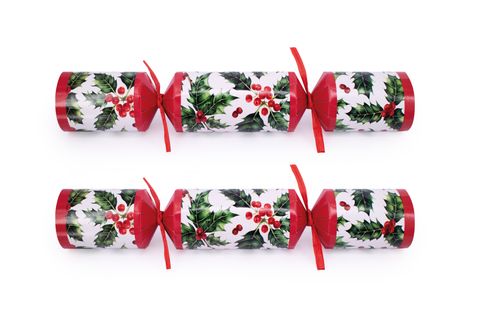 Celebration Crackers - Catering Crackers - 11 Inch - Traditional Holly - Carton of 50