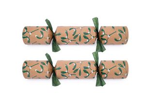 Celebration Crackers - Catering Crackers - 12 Inch - Kraft Mistletoe - Carton of 50