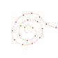 Talking Tables - Red Bead String Lights - 60 LEDs - Botanical Holly