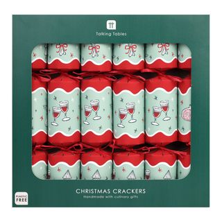 Talking Tables - Deluxe Crackers - Cook's Gifts - 12 Inch - Bon Noel - Set of 6