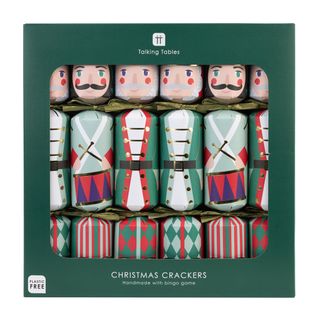 Talking Tables - Luxury Crackers - Bingo Game - 12 Inch - Nutcracker - Set of 6