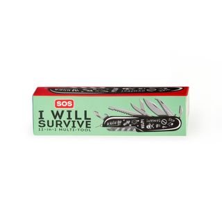 Legami - 11-in-1 Multi-Tool Knife - SOS I Will Survive (ships as Pack of 12 - KNIFKIT1)