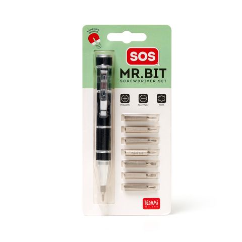 Legami - Pocket Screwdriver - SOS Mr. Bit (ships as Pack of 12 - SCWKIT3)