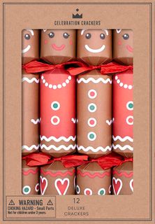 Celebration Crackers - Deluxe Crackers - 12 Inch - Joyful Ginger - Set of 12