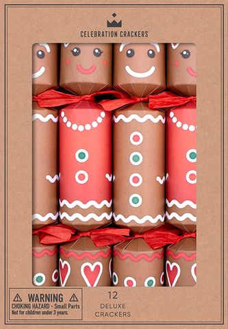 Celebration Crackers - Deluxe Crackers - 12 Inch - Joyful Ginger - Set of 12