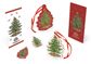 Portmerion Spode - Luxury Crackers - 13 Inch - Christmas Tree - Set of 6
