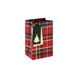 Eurowrap - Tartan - Perfume Gift Bag