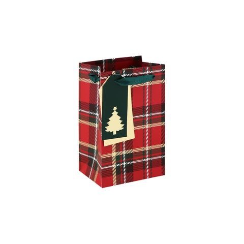 Eurowrap - Tartan - Perfume Gift Bag