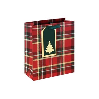 Eurowrap - Tartan - Medium Gift Bag