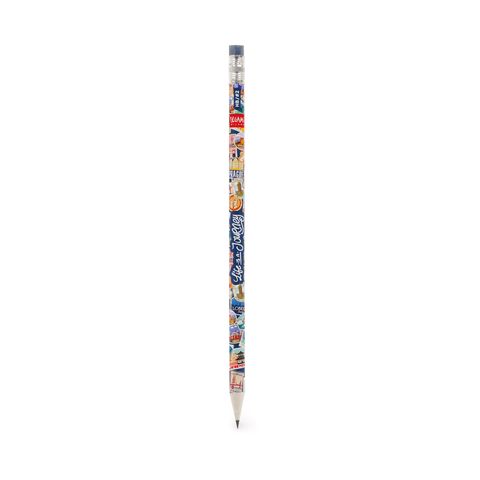 Legami - Recycled Paper Pencil - Travel Stickers - I Used To Be A Newspaper