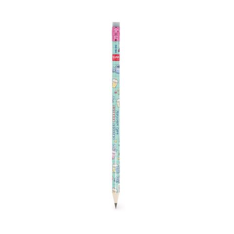 Legami - Recycled Paper Pencil - Bubble Tea Kitty- I Used To Be A Newspaper