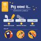 Legami - Adhesive Labels - Pack of 66 - Space