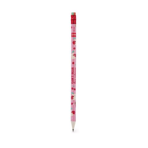 Legami - Recycled Paper Pencil - Teddy Cherry - I Used To Be A Newspaper