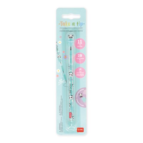 Legami - Stackable Pencil - Panda (ships as a Pk of 18 - STEKIT2)