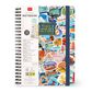 Legami - Spiral Notebook - Large - Lined - Travel Stickers