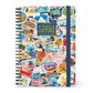 Legami - Spiral Notebook - Large - Lined - Travel Stickers