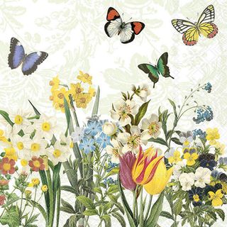 Ambiente - Paper Napkins - Pack of 20 - Luncheon Size - Spring Bloomers