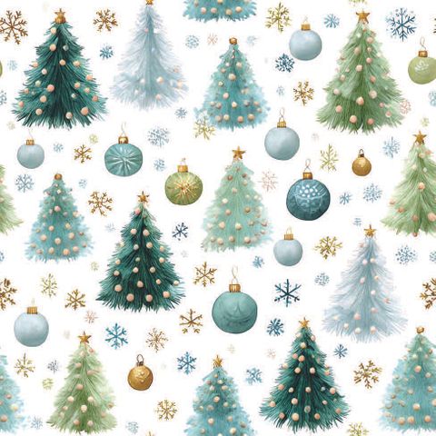 Ambiente - Paper Napkins Christmas - Pack of 20 - Luncheon Size - Baubles and Pines