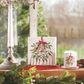 Ambiente - Paper Napkins Christmas - Pack of 20 - Luncheon Size - Mistletoe With Bow White