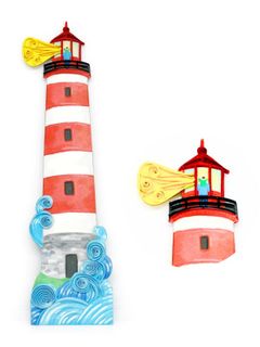 Origamo - Bookmark - Filigrana - Light House