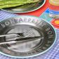 Talking Tables - Stainless Steel Plate - 25cm - Green