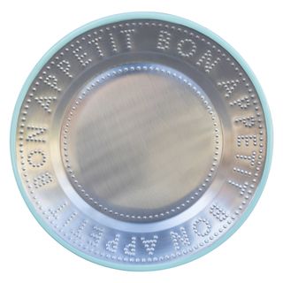 Talking Tables - Stainless Steel Plate - 25cm - Green