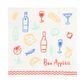 Talking Tables - Paper Napkin - Bon Appetit Icons - Pack of 20