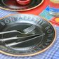 Talking Tables - Stainless Steel Plate - 25cm - Orange