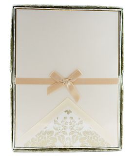 Rossi 1931 - Medioevalis - Cotton Writing Set Box 10 sheet 16.5x21.5cm 120gsm envelopes lined Gold Baroque