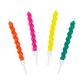 Talking Tables - Twirl Candles - Pack of 8 - Birthday Brights