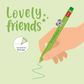 Legami - Gel Pen With Animal Decoration - Lovely Friends - Koala (ships as Pk of 15 - CPPKIT4)