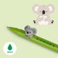 Legami - Gel Pen With Animal Decoration - Lovely Friends - Koala (ships as Pk of 15 - CPPKIT4)