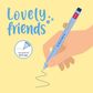 Legami - Gel Pen With Animal Decoration - Lovely Friends - Sloth (ships as Pk of 15 - CPPKIT5)