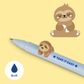 Legami - Gel Pen With Animal Decoration - Lovely Friends - Sloth (ships as Pk of 15 - CPPKIT5)