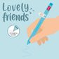 Legami - Gel Pen With Animal Decoration - Lovely Friends - Llama (ships as Pk of 15 - CPPKIT10)