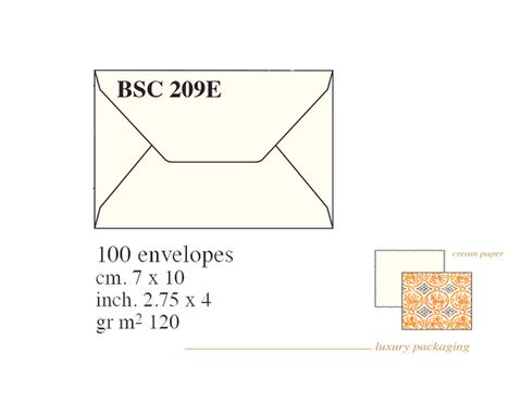 Rossi 1931 - Medioevalis - BSC209e CREAM Envelope box 100