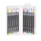 Legami - Set of 12 Brush Markers - Brush Markers - Pastel Colours