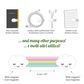 Legami - Magnetic Clip - Rainbow (ships as Pkof 6 - CATYRNBKIT3)